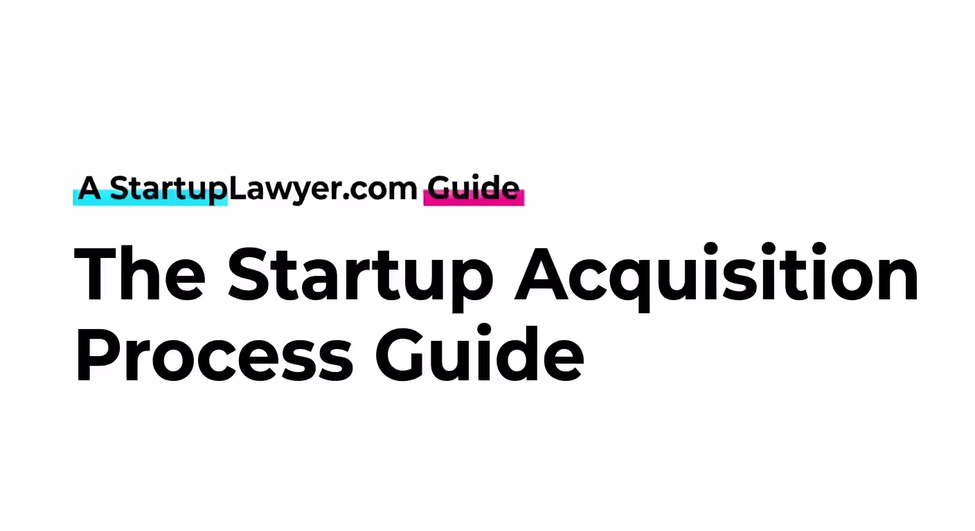 Startup Acquisition Process Guide