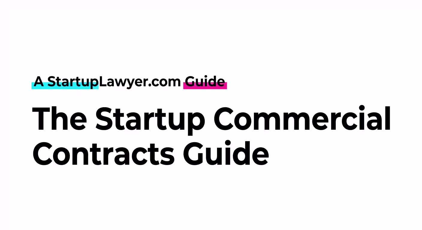 Startup Commercial Contracts