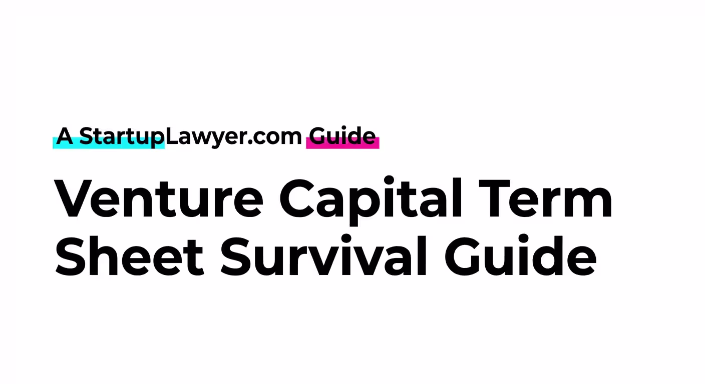 Venture Capital Term Sheet Guide