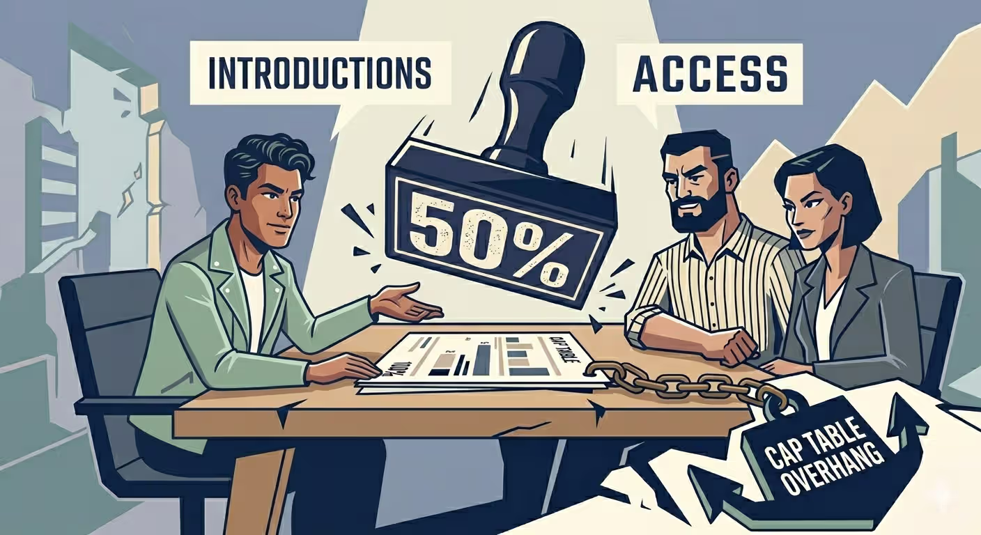 Venture Studio Taking 50% Equity for $0: Half Your Company for Promises